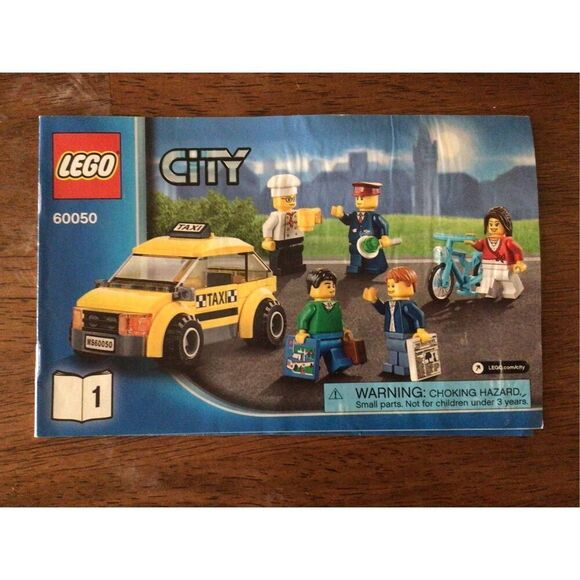 LEGO City Train Station #60050 Instruction Manual Only 1,2,3 (6004) - Picture 2 of 13